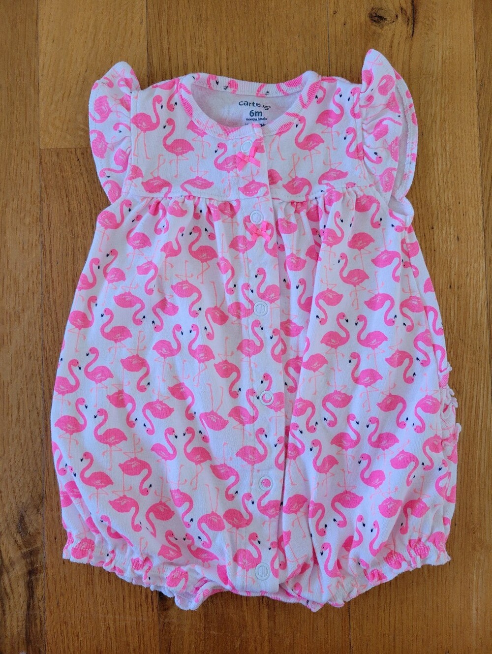Baby girls size 6 months romper